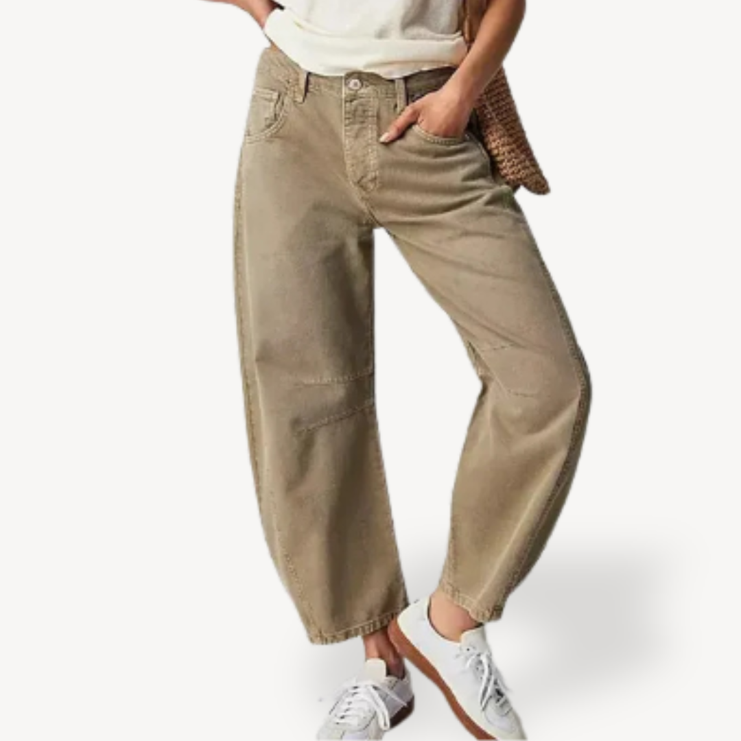 Womens Wide Leg Jeans Denim Relaxed Fit