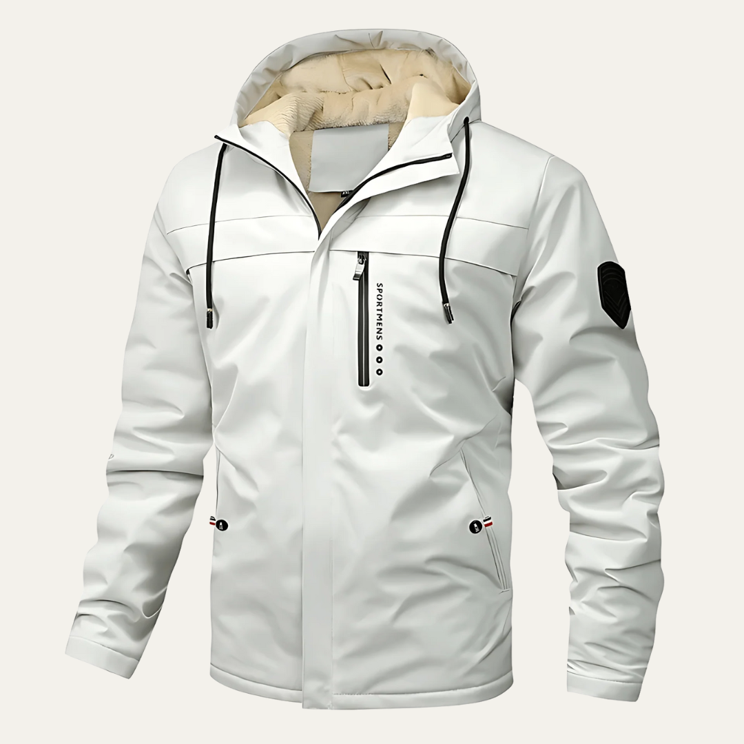 Mens Insulated Hooded Parka with Plush Lining - BritishMode