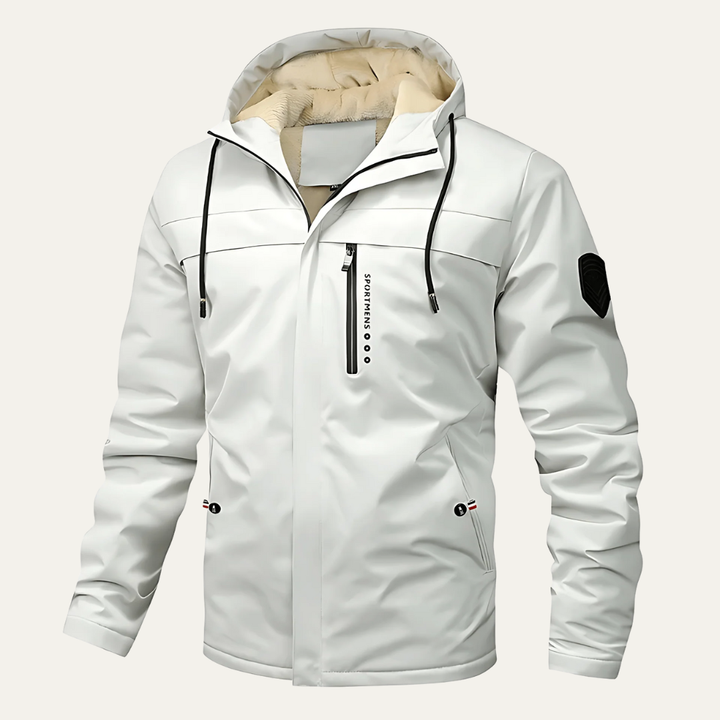 Mens Insulated Hooded Parka with Plush Lining - BritishMode