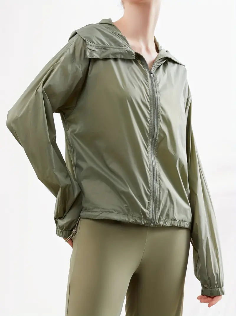 Womens Waterproof Outdoor Jacket Lightweight Fit - BritishMode