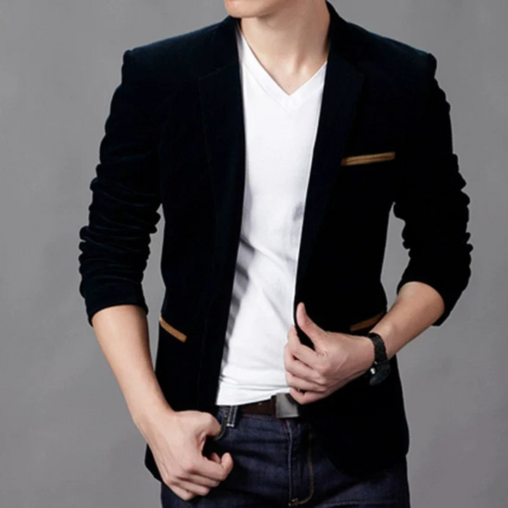 Mens Tailored Jacket One Button Classic Fit