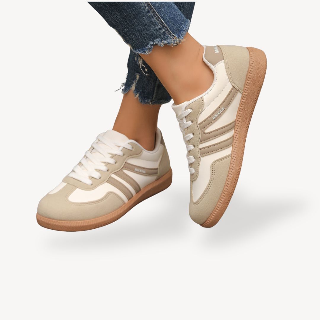 Womens Suede Orthopedic Sneakers Casual Fit