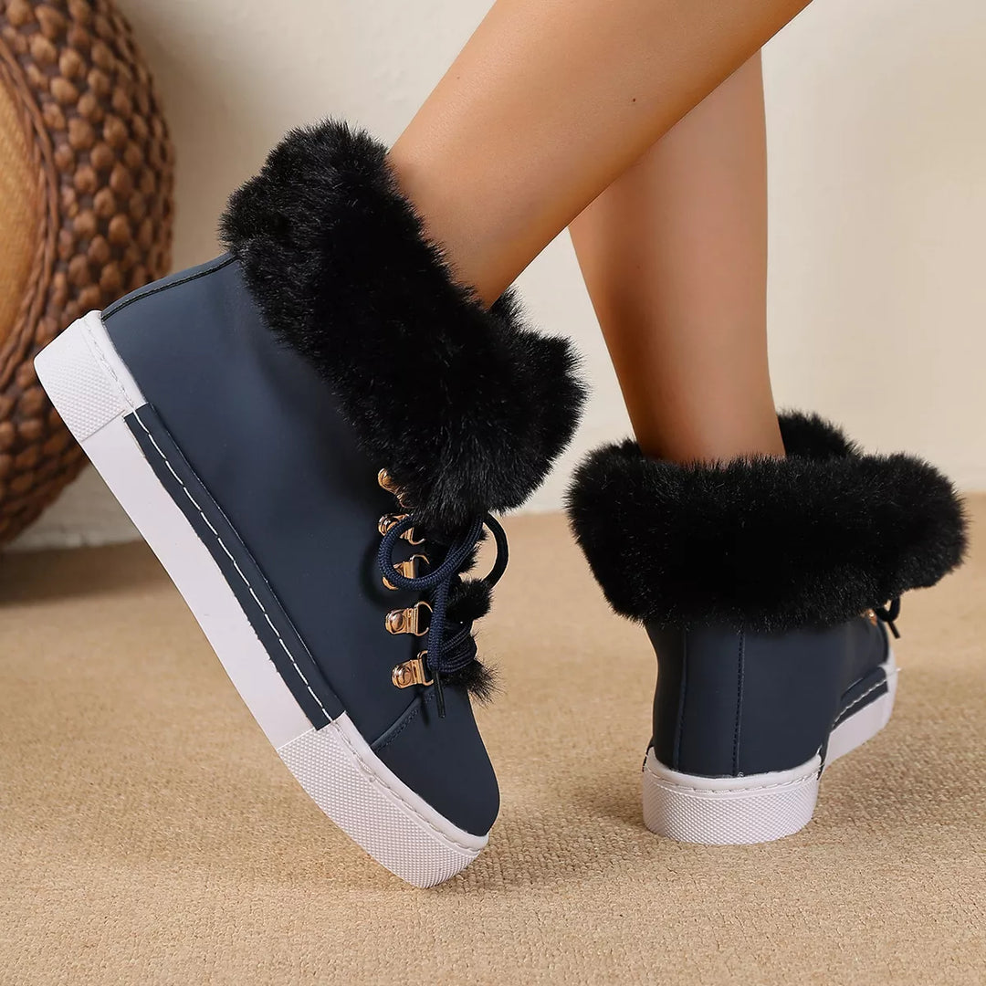 Womens Ankle Boots Tall Block Heel