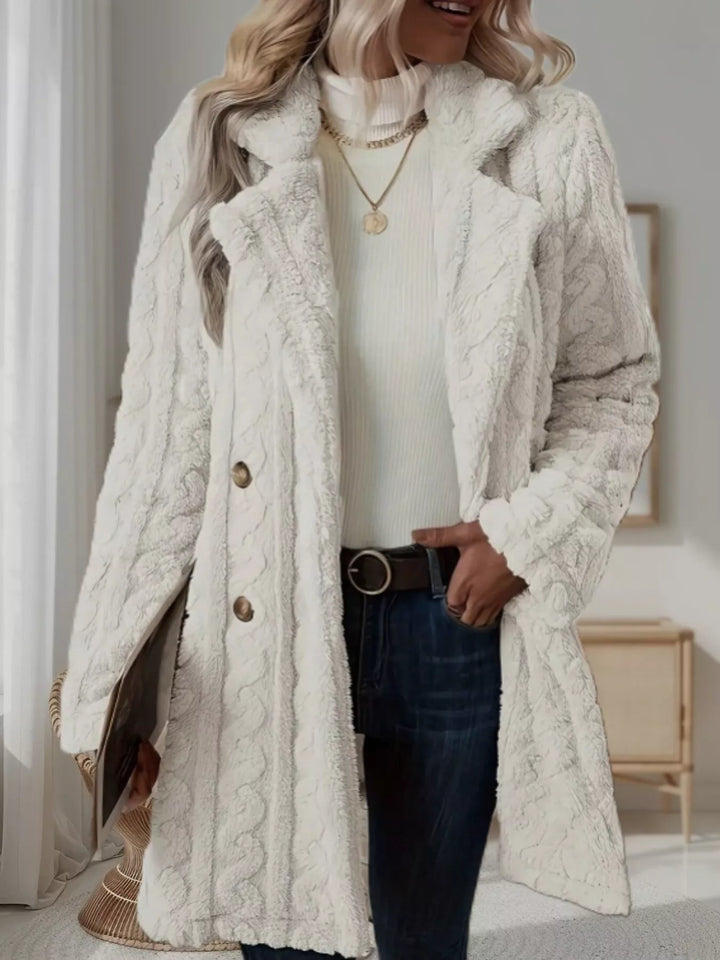 Womens Fleece Parka Coat Thick Warm Fit