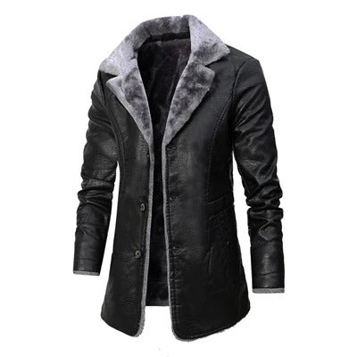 Mens Winter Parka with Fleece Lining Warm Fit - BritishMode