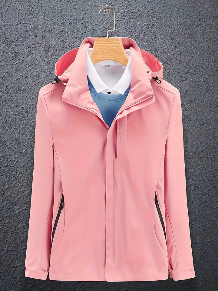 Womens Ski Jacket with Hood Insulated Warm Fit