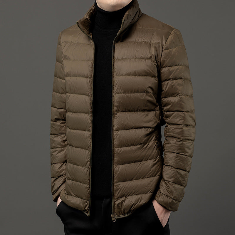 Mens Slim-Fit Lightweight Puffer Jacket - BritishMode