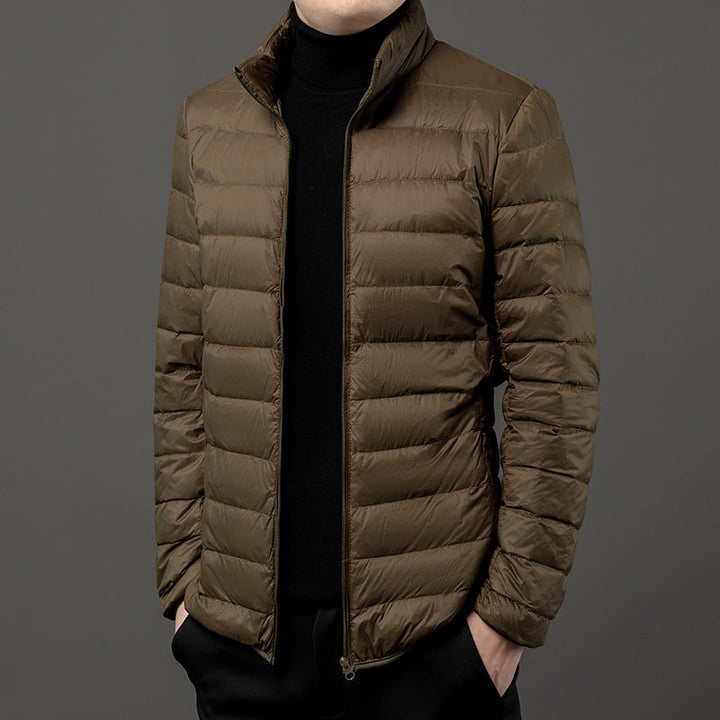 Mens Slim-Fit Lightweight Puffer Jacket - BritishMode