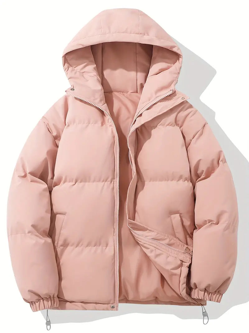 Womens Down Jacket with Hood Warm Fit