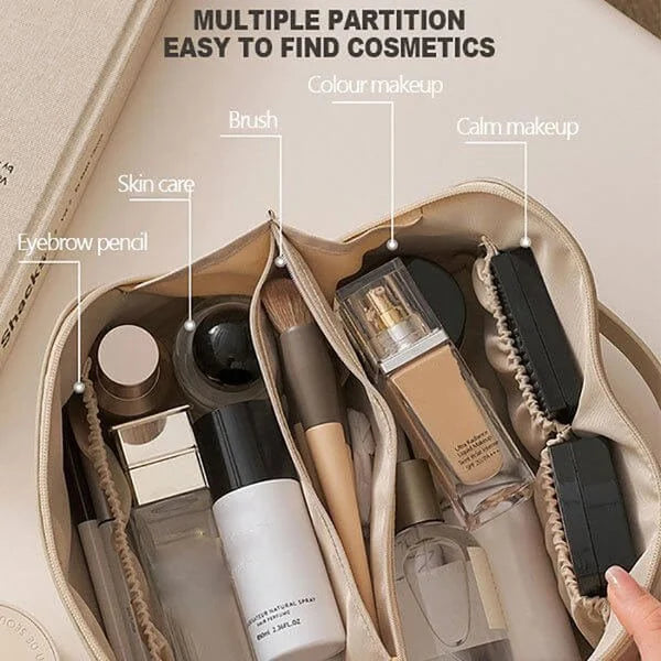 Womens Makeup Travel Bag Toiletry Organizer Compact