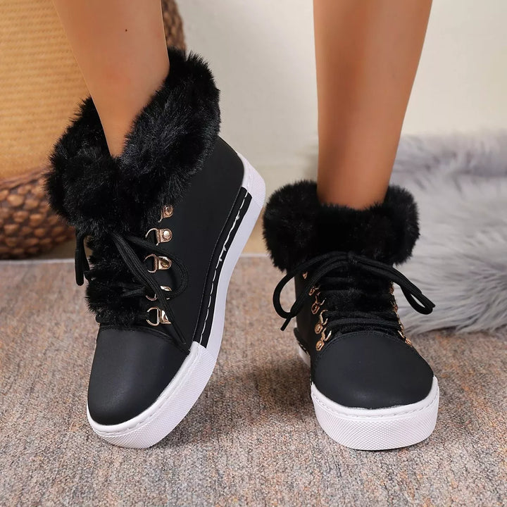 Womens Ankle Boots Tall Block Heel