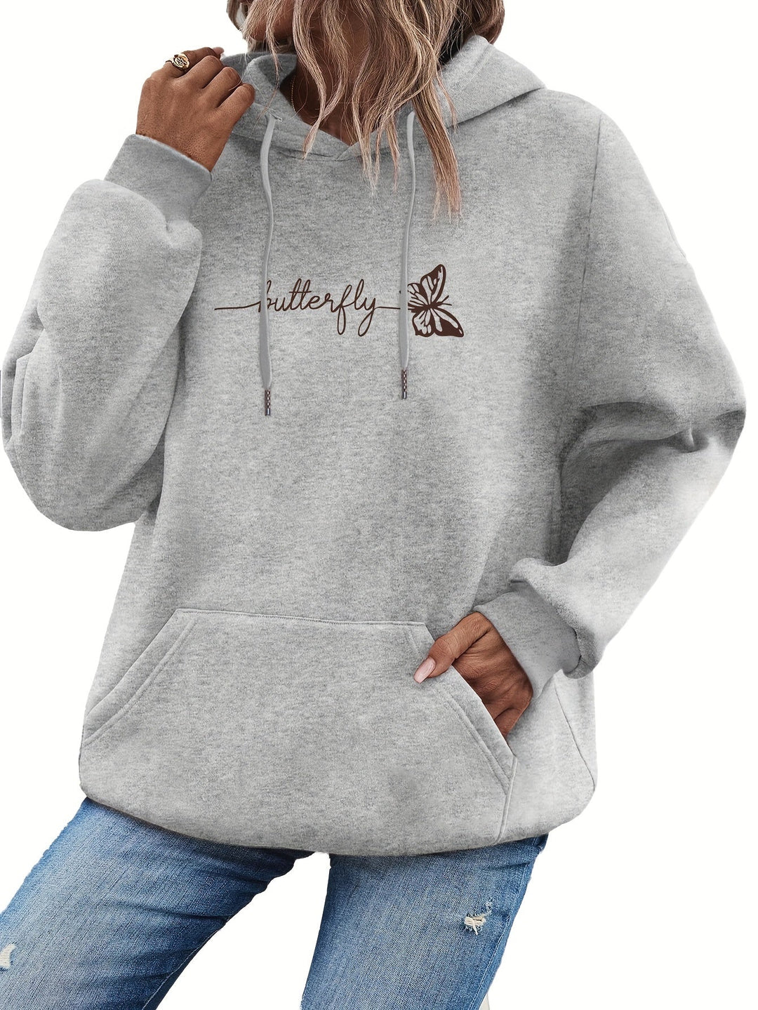 Womens Hooded Sweatshirt Fleece Cozy Fit