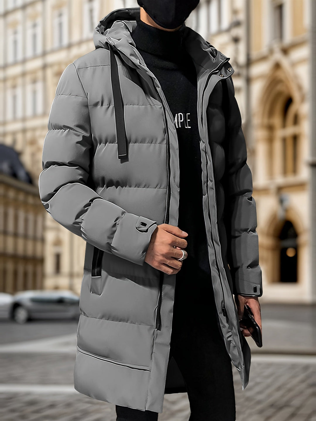 Mens Winter Coat Waterproof Classic Fit