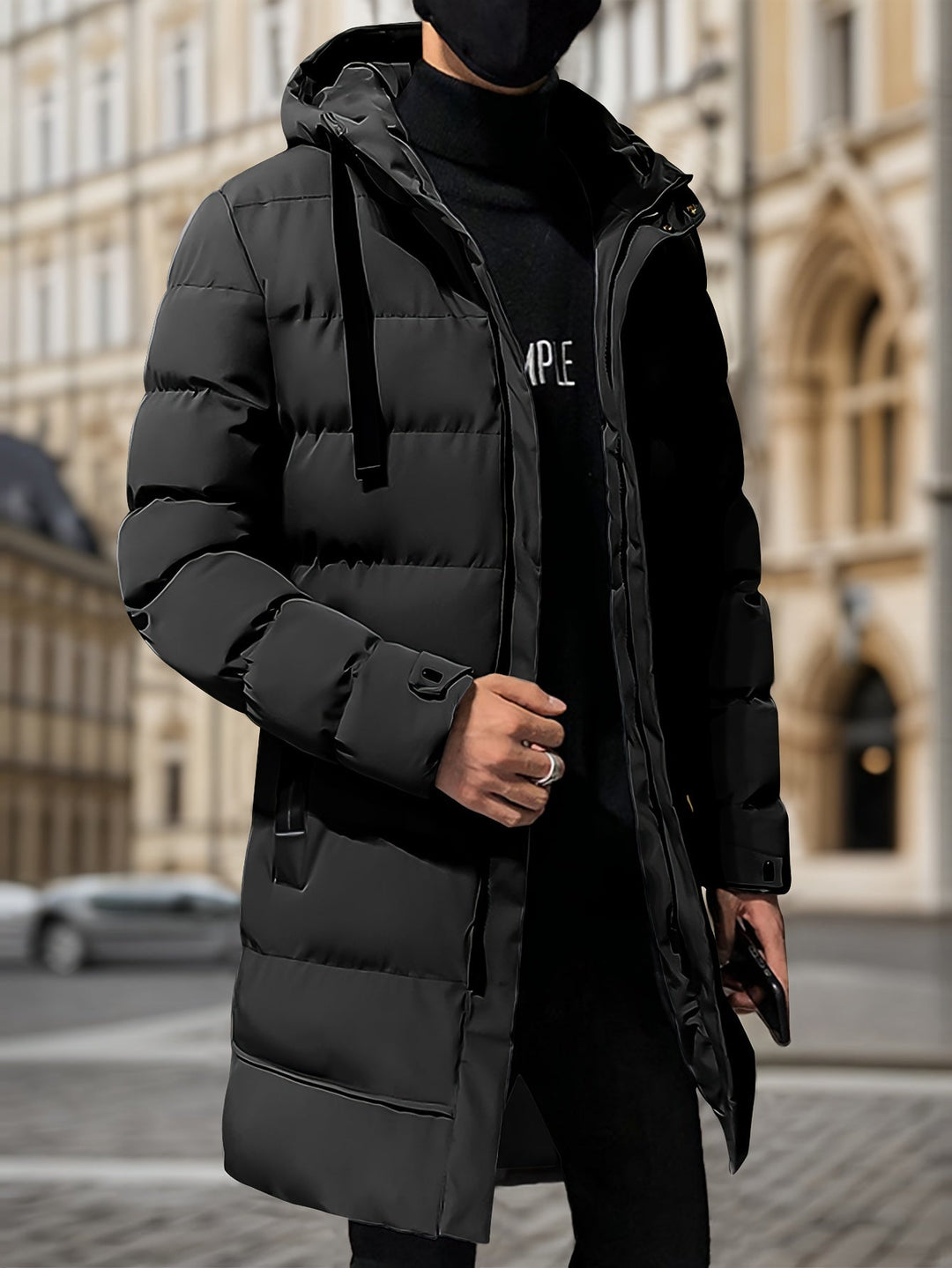 Mens Winter Coat Waterproof Classic Fit