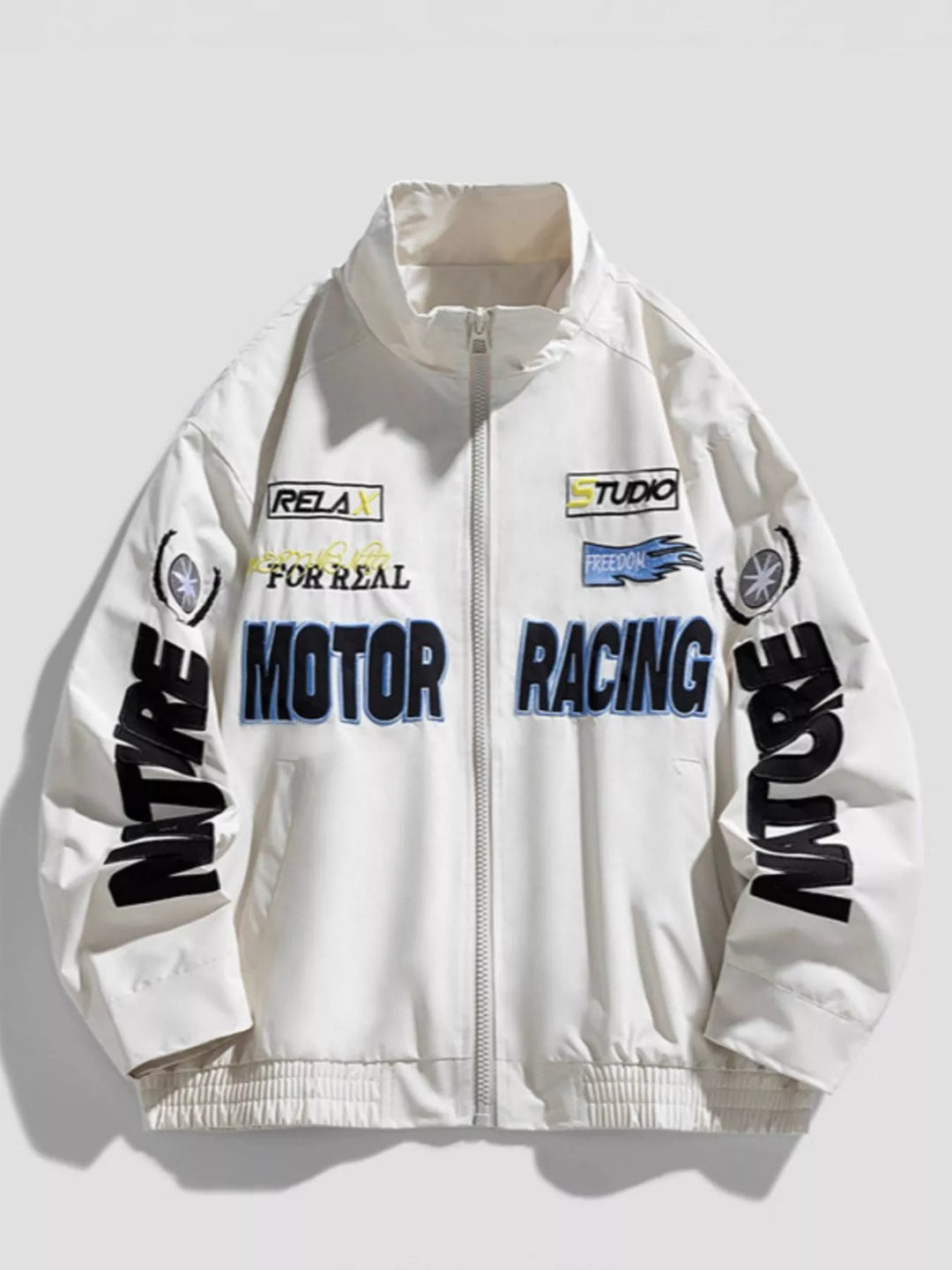 Mens Casual Zip-Up Coat Big and Tall Fit