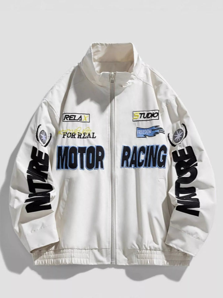 Mens Casual Zip-Up Coat Big and Tall Fit