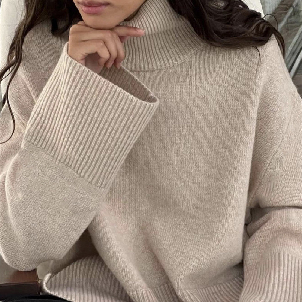 Womens Cashmere Knit Sweater Soft Fit