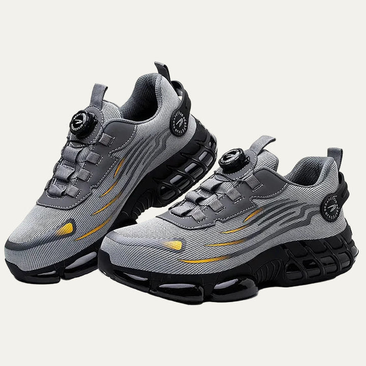 Mens Mesh Sneakers with Rotary Lacing System