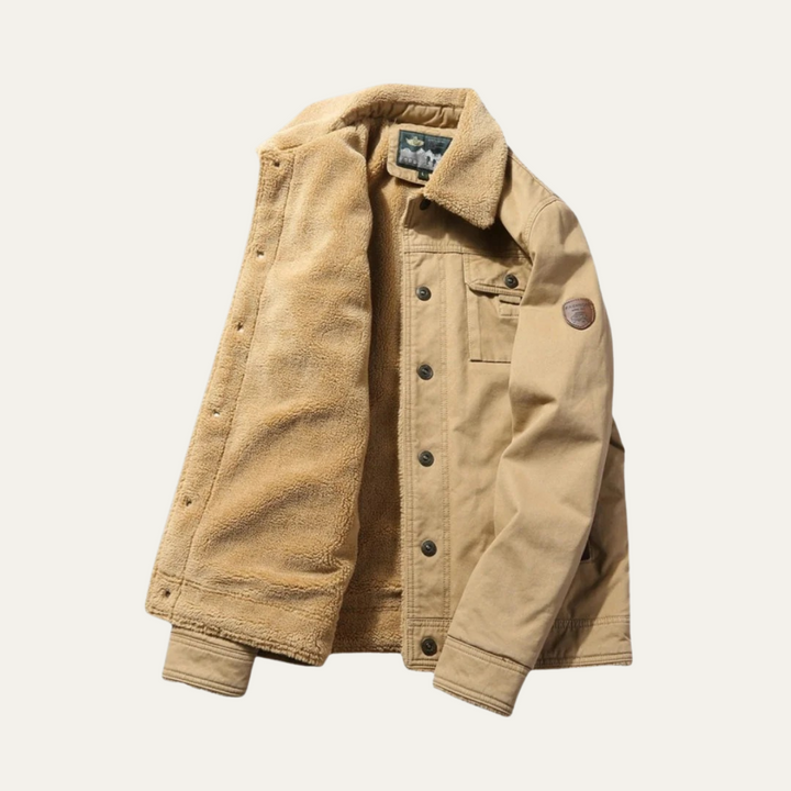 Mens Fleece Sherpa Jacket Warm Fit