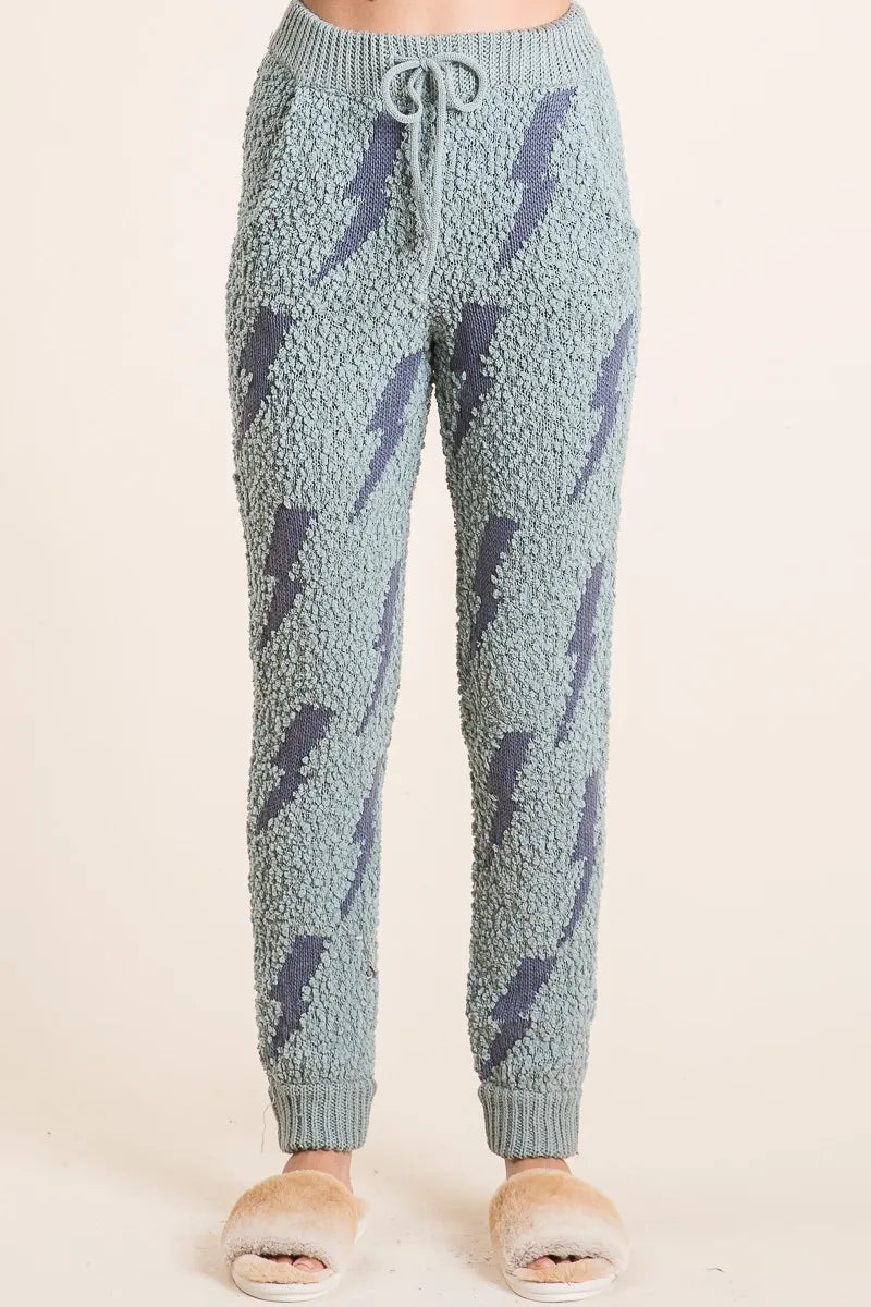 Unisex Jogger Pants Soft Knit Textured - BritishMode