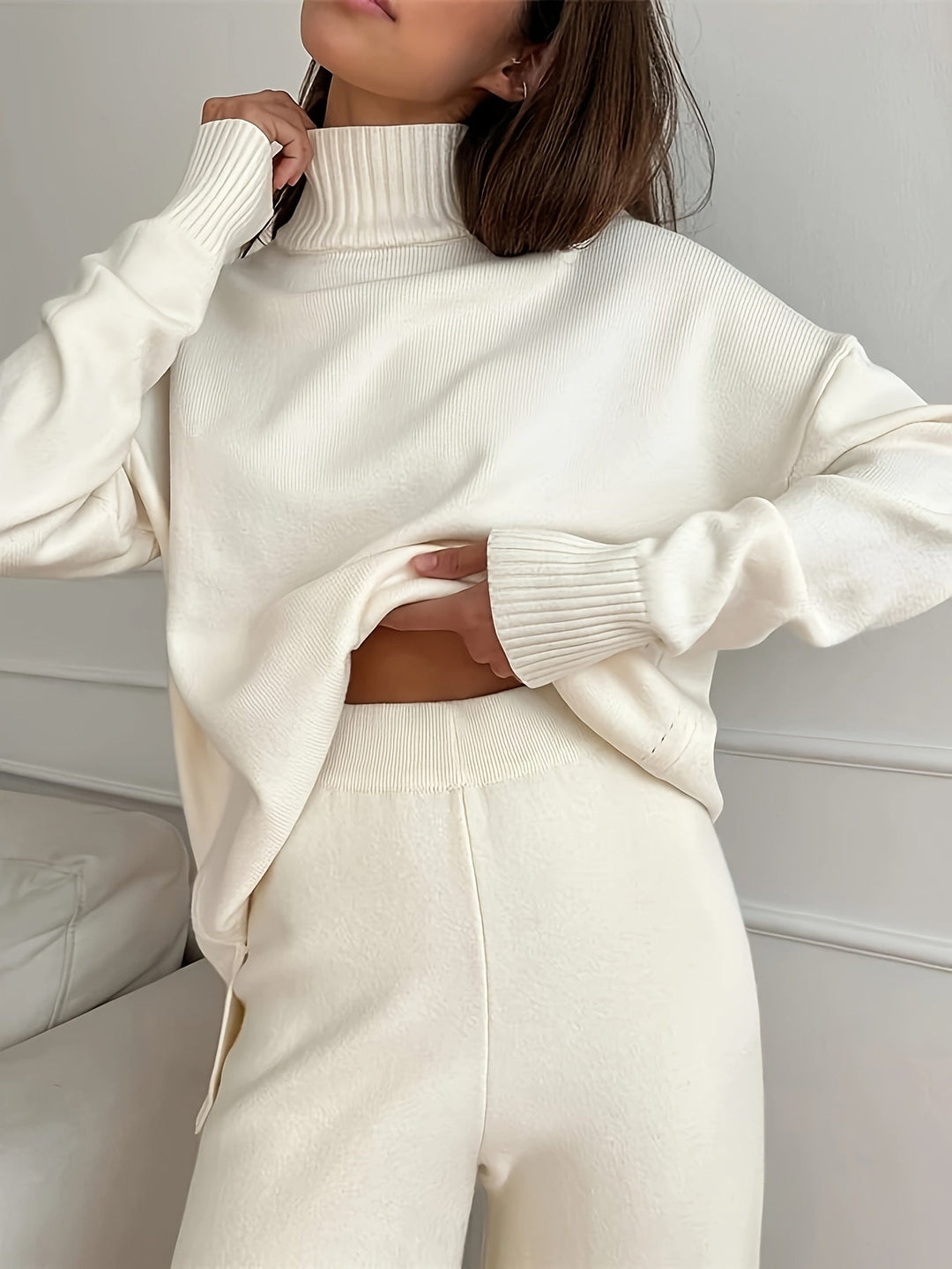 Womens Sweater and Knit Set Comfortable Classic Fit - BritishMode