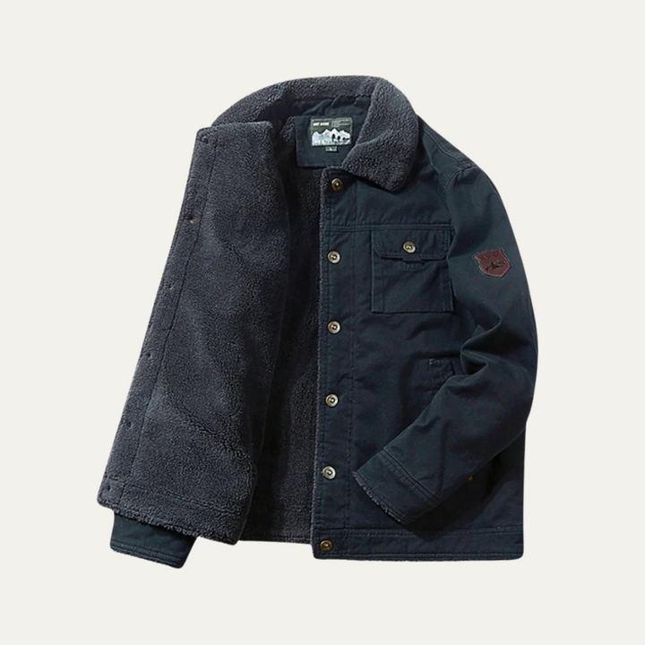 Mens Fleece Sherpa Jacket Warm Fit