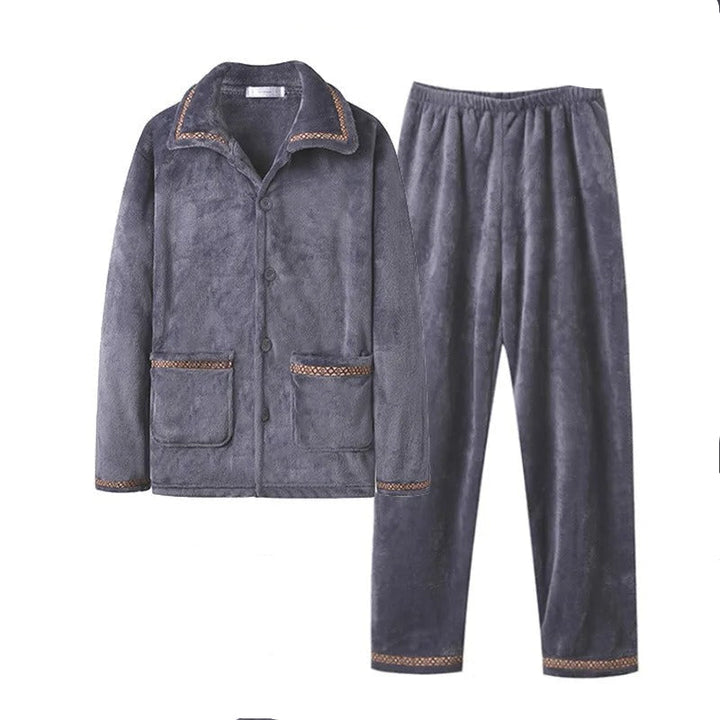Mens Winter Pajamas Cozy Warm Fit