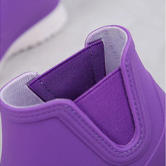 Unisex Waterproof Ankle Boots Slip-On
