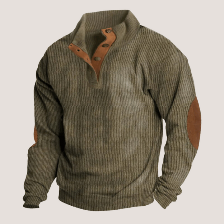 Mens Corduroy Sweater Classic Fit - BritishMode
