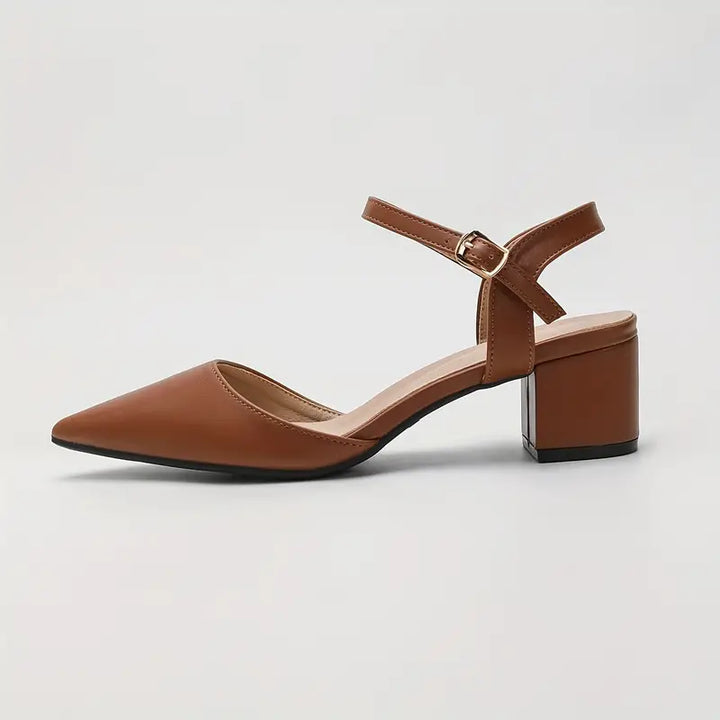 Womens Block Heel Shoes with Comfortable Fit
