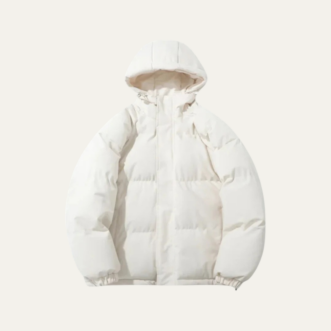 Mens Hooded Puffer Jacket Waterproof Down Insulated Winter Coat