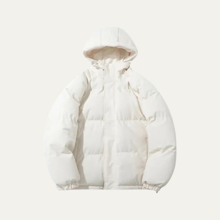 Mens Hooded Puffer Jacket Waterproof Down Insulated Winter Coat