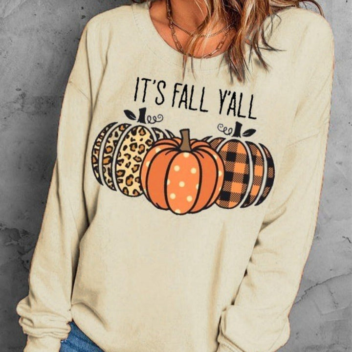 Womens Sweatshirt Cotton Graphic Relaxed Fit - BritishMode