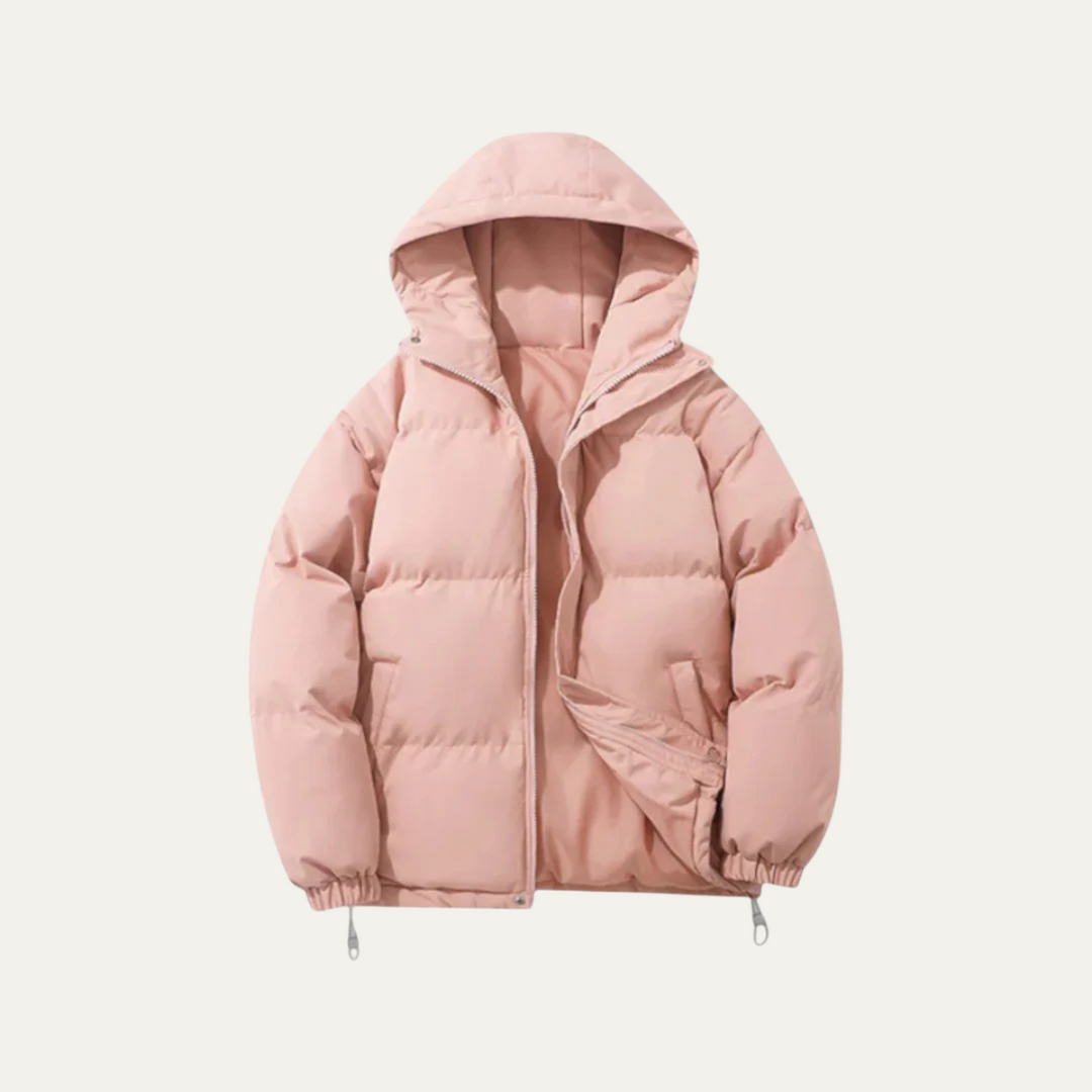 Mens Hooded Puffer Jacket Waterproof Down Insulated Winter Coat