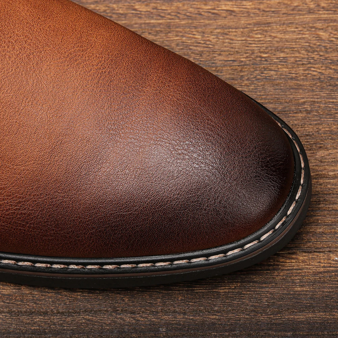 Mens Leather Chelsea Boots Ankle Style