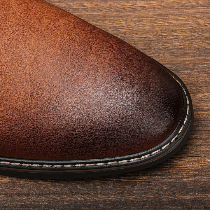 Mens Leather Chelsea Boots Ankle Style