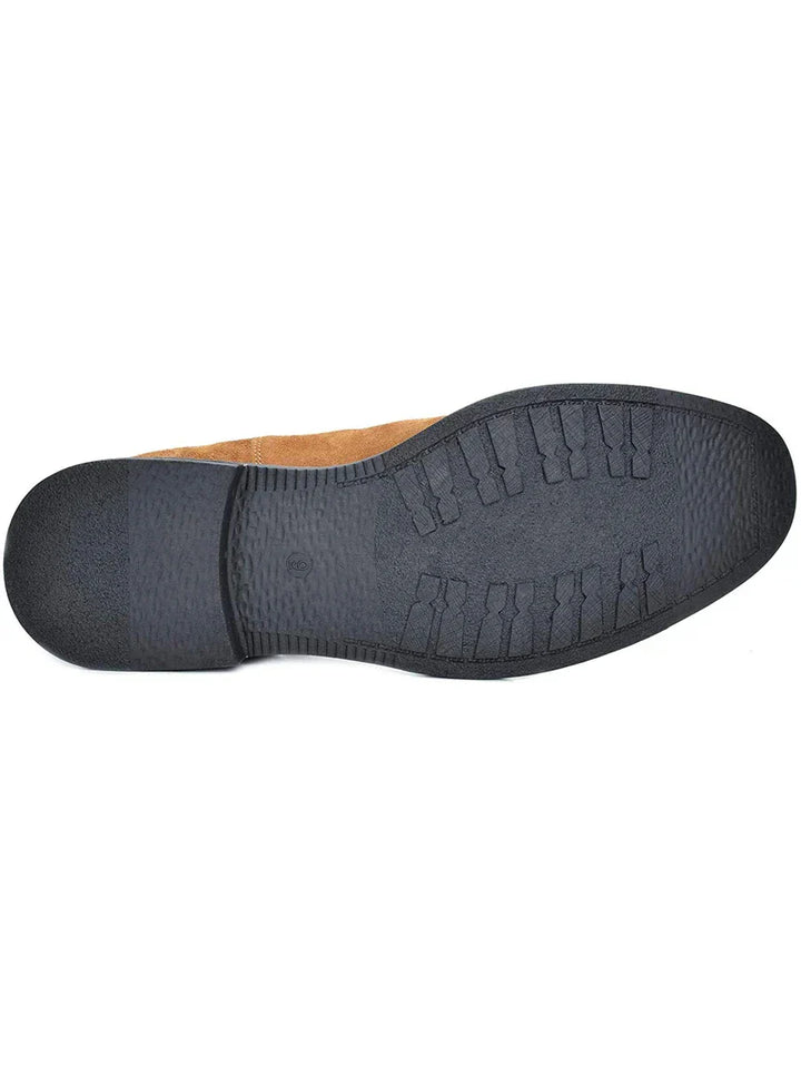 Unisex Chelsea Boots Suede Slip-On