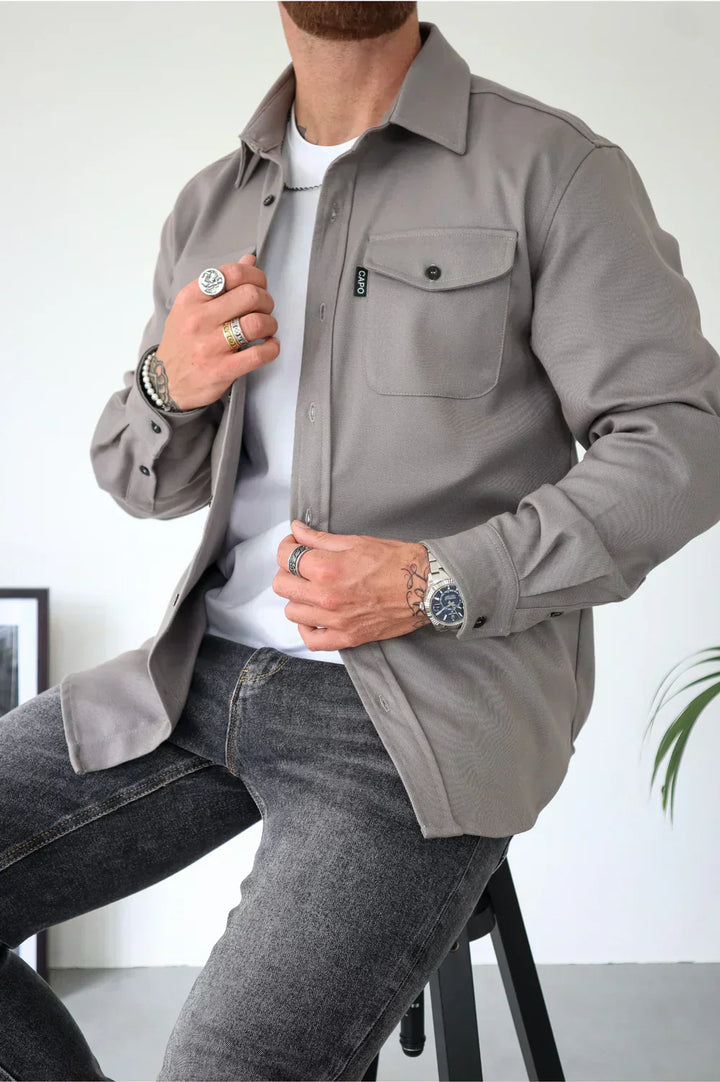 Mens Relaxed Fit Shirt Trendy Style - BritishMode