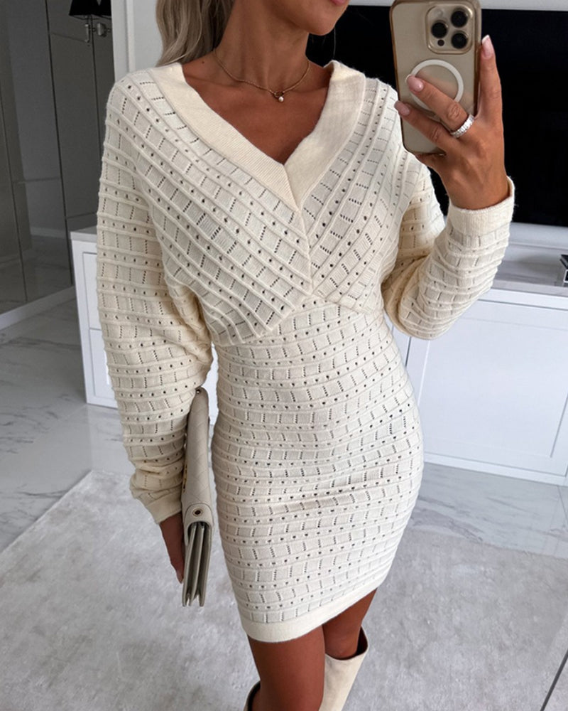 Womens Sweater Dress Lightweight Casual Fit - BritishMode