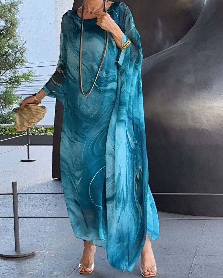Womens Maxi Dress with Belly Concealing Fit - BritishMode