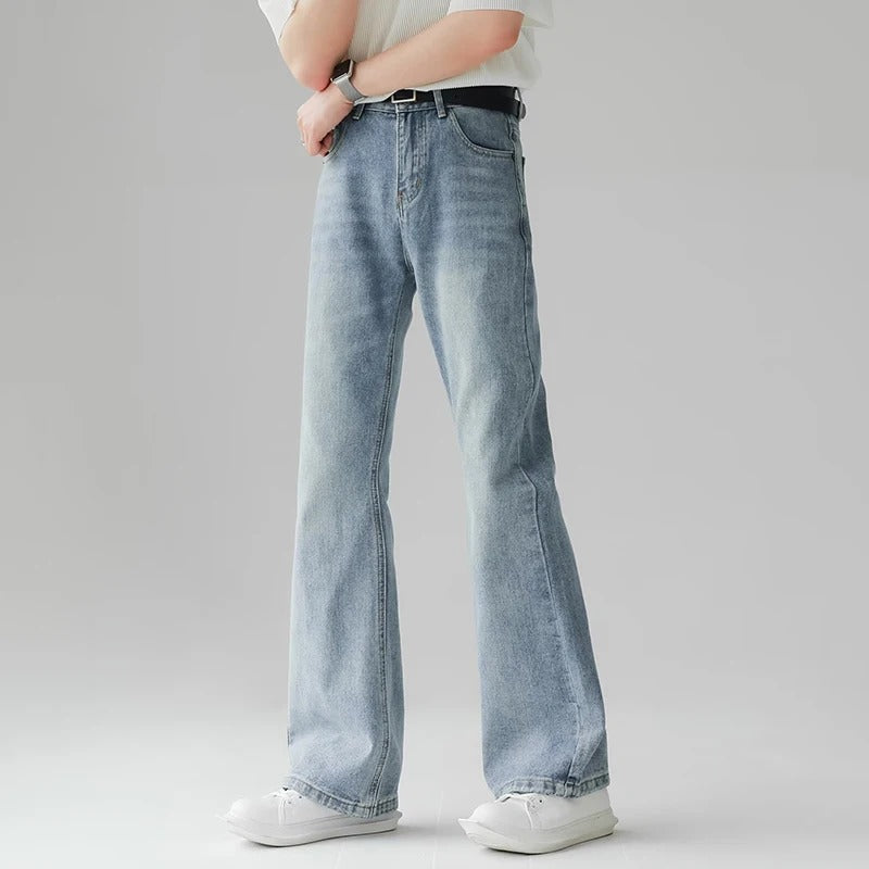Mens Retro Jeans Classic Comfort Fit