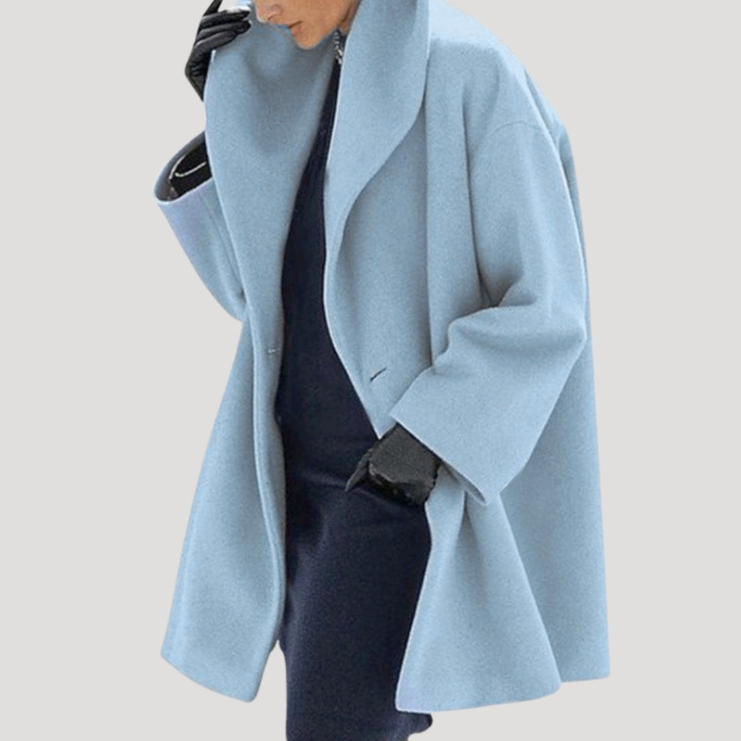 Womens Wool Coat Plush Large Fit