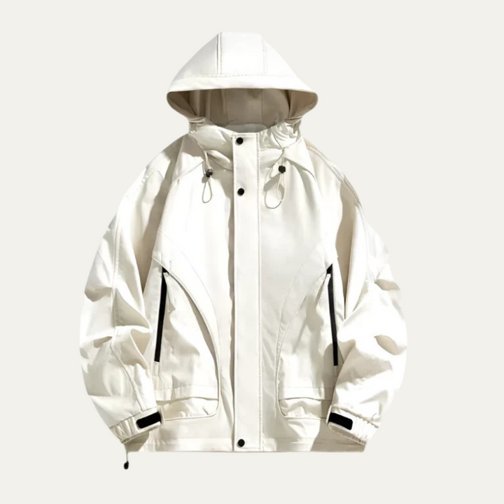 Mens Hooded Windbreaker Lightweight Technical Fit