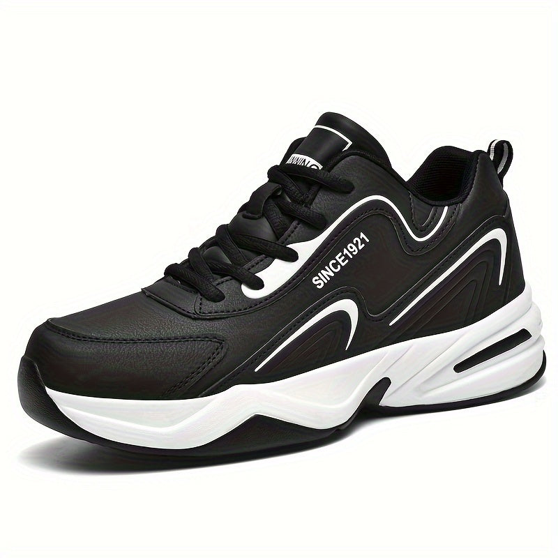 Mens Running Shoes Lightweight Breathable Lace-Up