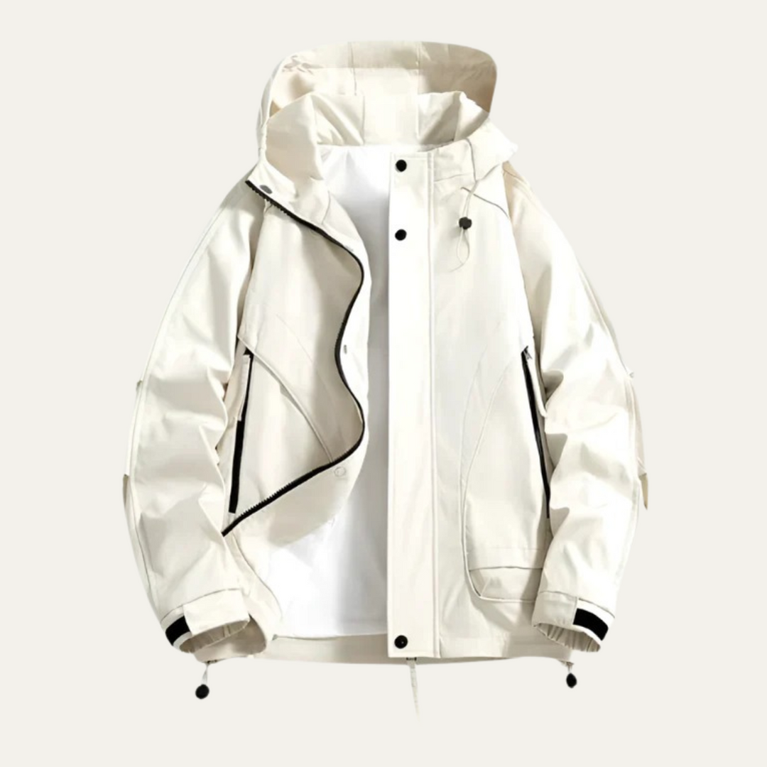 Mens Hooded Windbreaker Lightweight Technical Fit