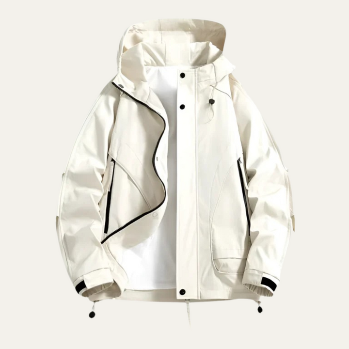 Mens Hooded Windbreaker Lightweight Technical Fit