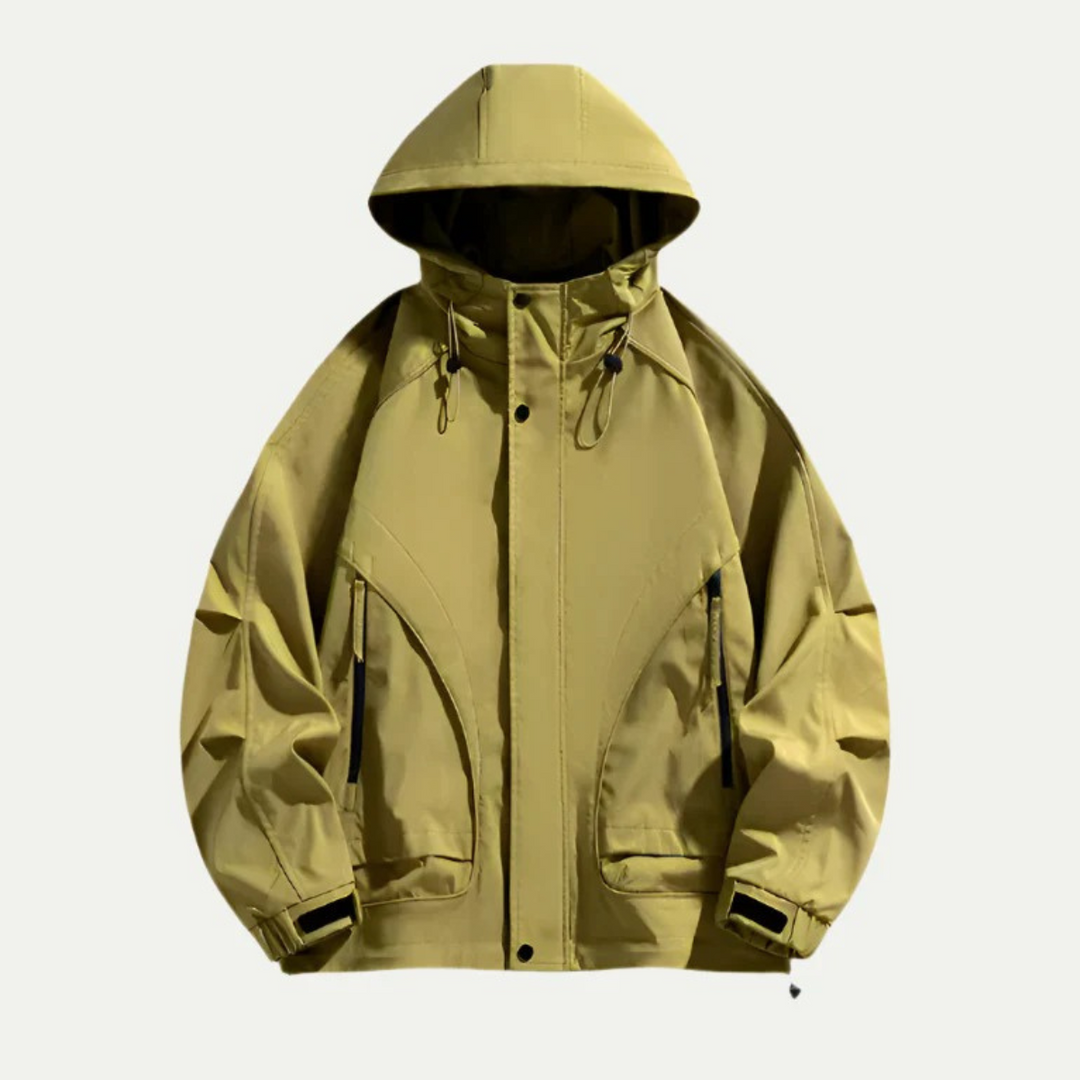 Mens Hooded Windbreaker Lightweight Technical Fit
