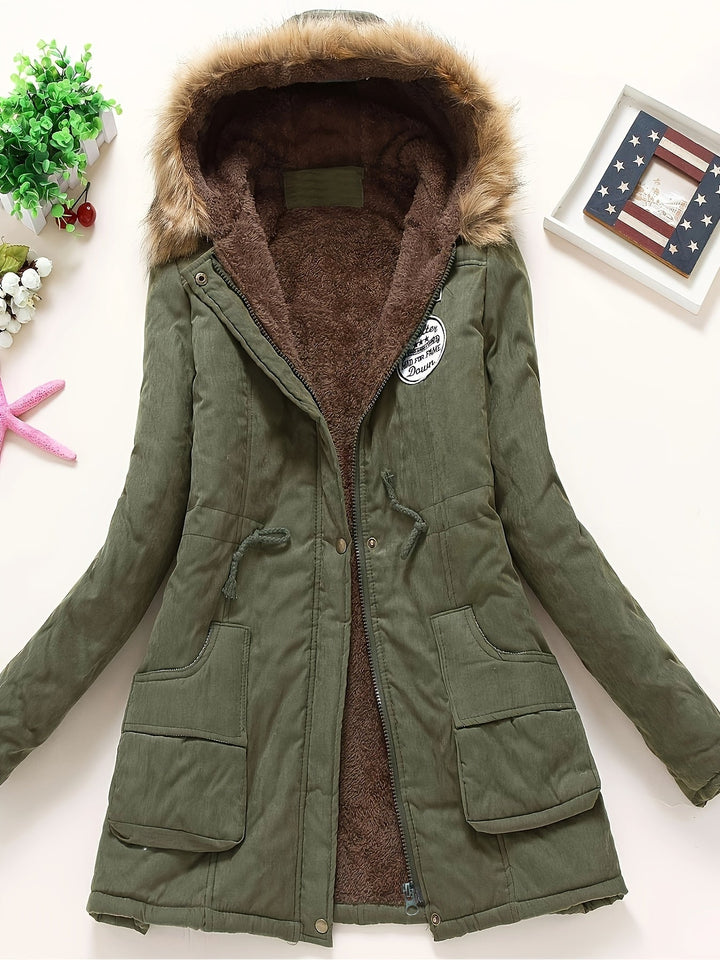 Womens Waterproof Winter Coat with Hood