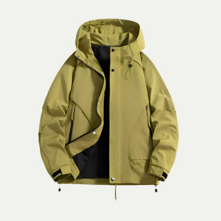 Mens Hooded Windbreaker Lightweight Technical Fit