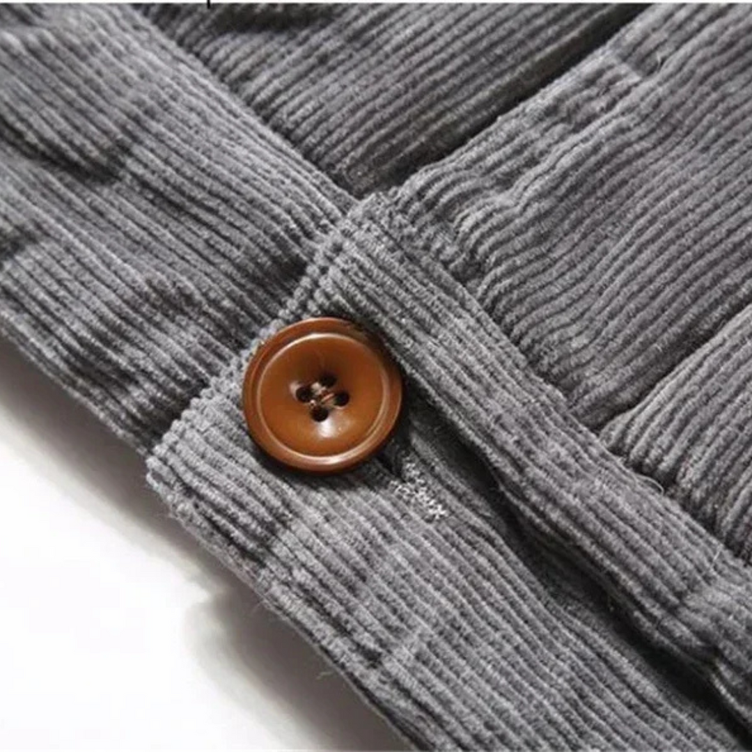 Mens Corduroy Jacket Sherpa Lined Relaxed Fit